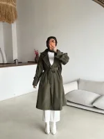 Kol Detaylı Trençkot