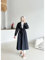 Kruvaze Yaka Trençkot