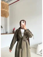 Kruvaze Yaka Trençkot