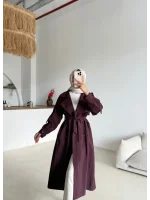 Kruvaze Yaka Trençkot