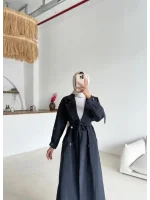 Kruvaze Yaka Trençkot