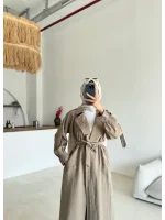 Kruvaze Yaka Trençkot