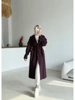 Kuşaklı Cep Detaylı Trençkot