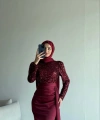 Amber Abiye Elbise