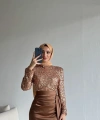 Amber Abiye Elbise