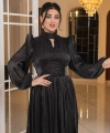 Sofya Tasarım Göğüs Dekolteli Yırtmaçlı Uzun Elbise Abiye