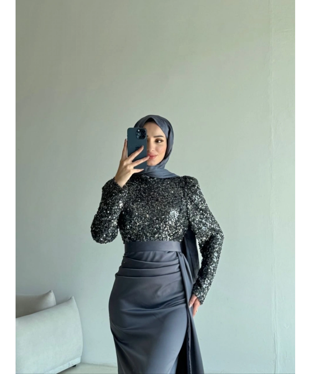 Amber Abiye Elbise