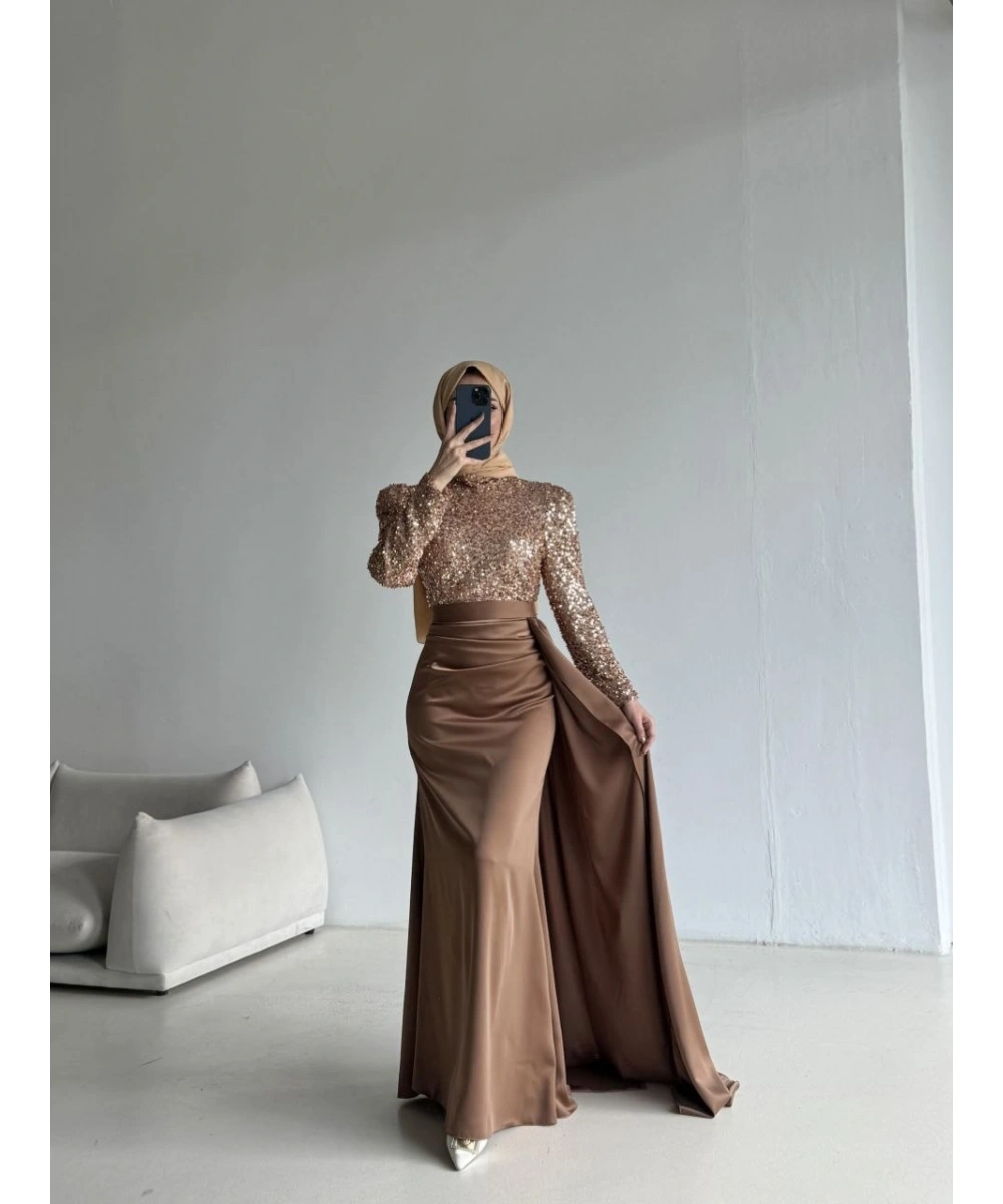 Amber Abiye Elbise