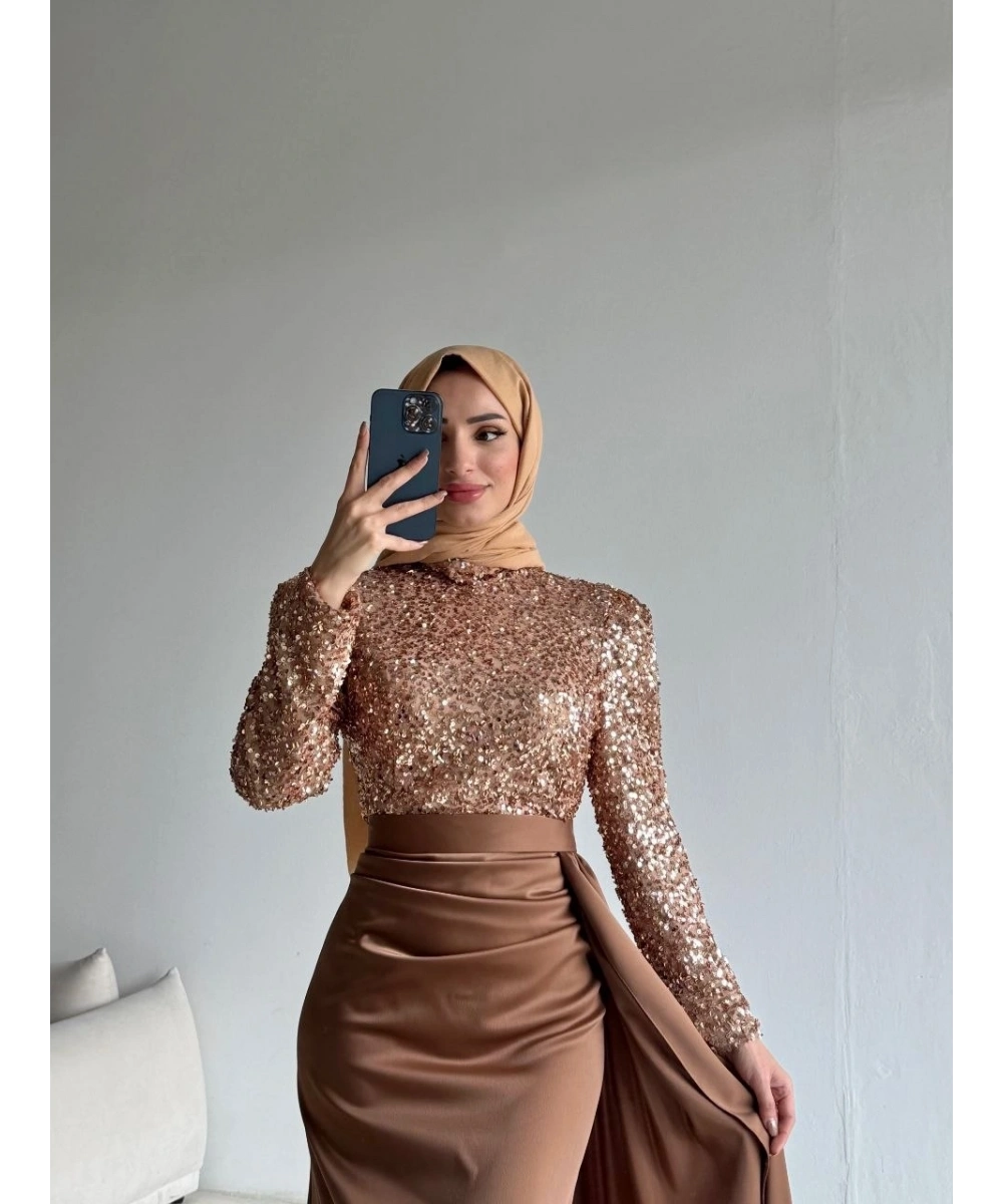 Amber Abiye Elbise