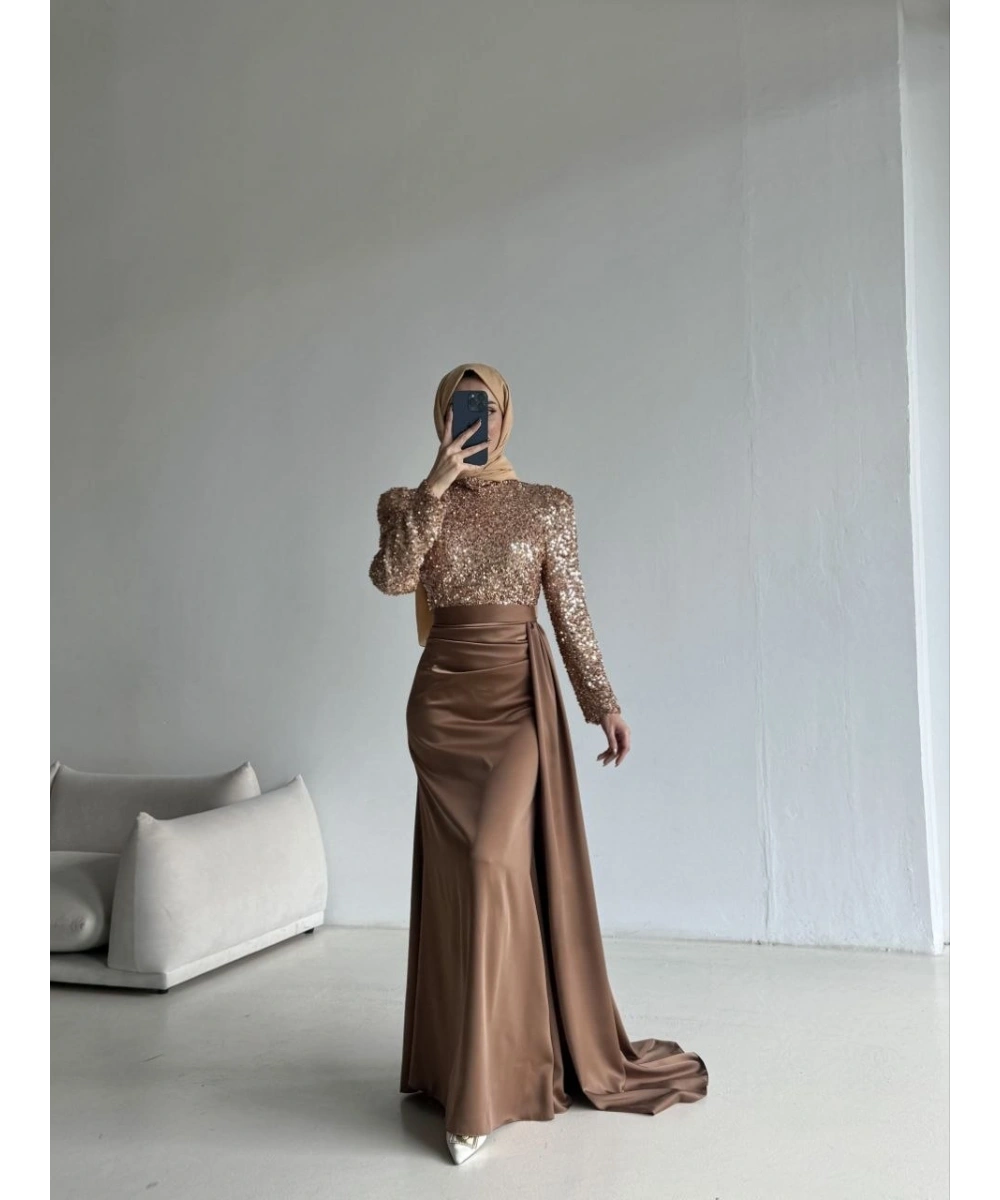 Amber Abiye Elbise