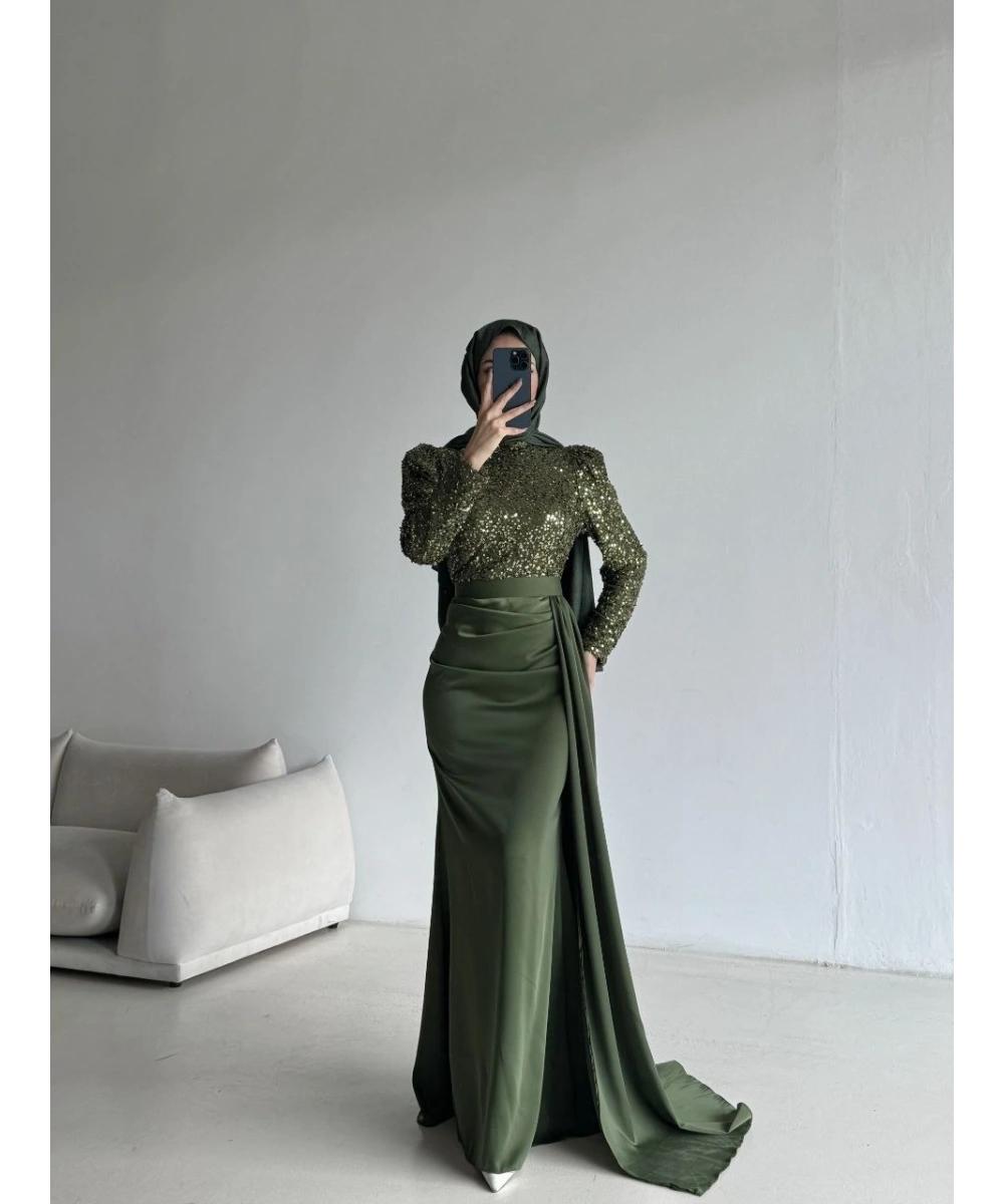 Amber Abiye Elbise