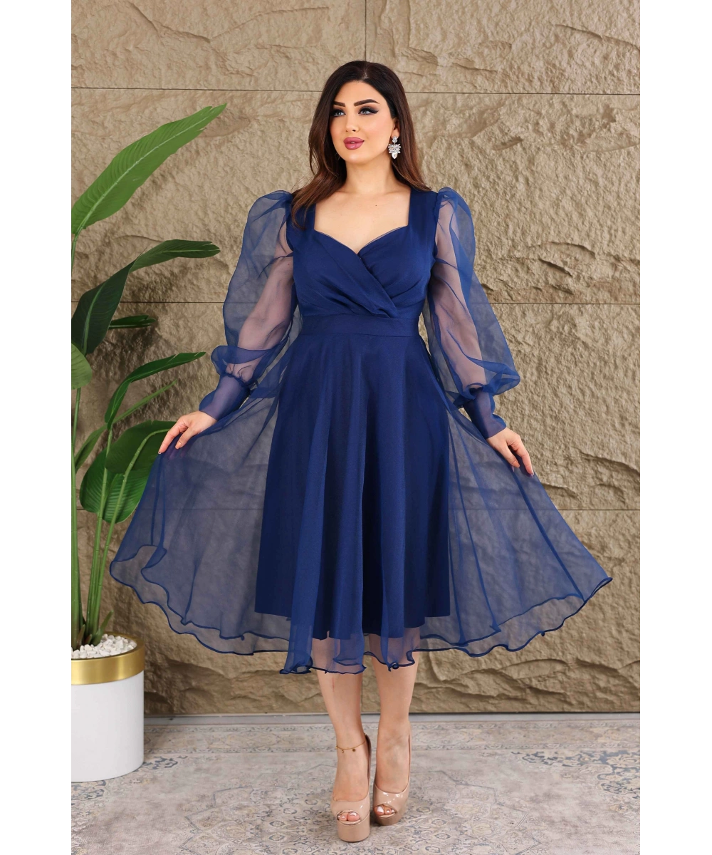 Dalya Tül Dekolteli Tasarım Abiyemiz