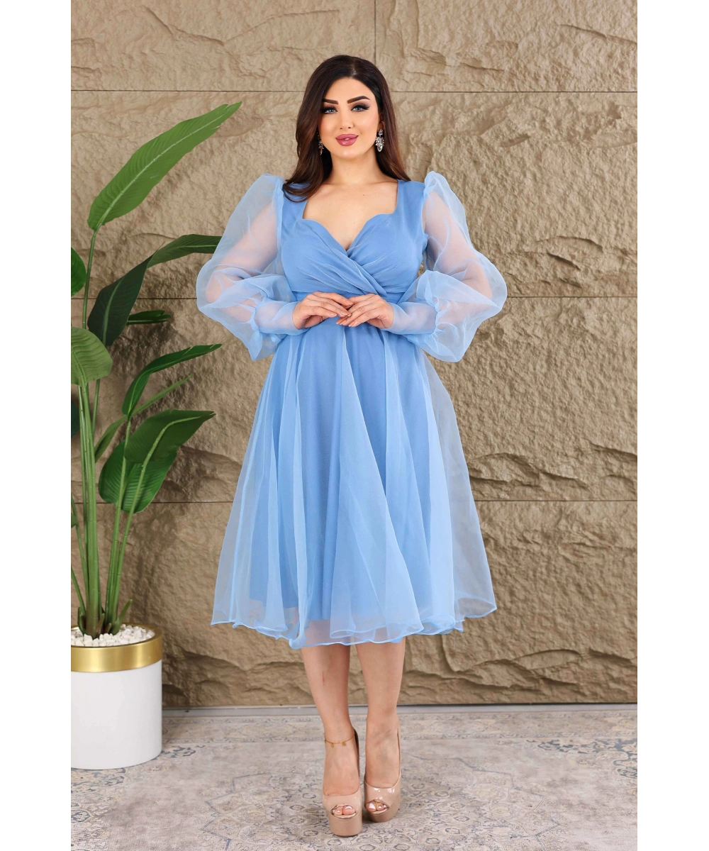 Dalya Tül Dekolteli Tasarım Abiyemiz