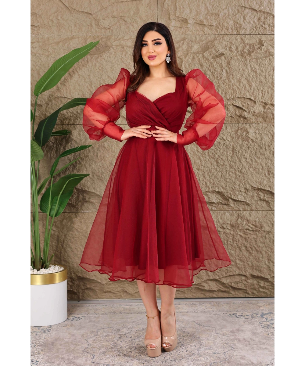 Dalya Tül Dekolteli Tasarım Abiyemiz