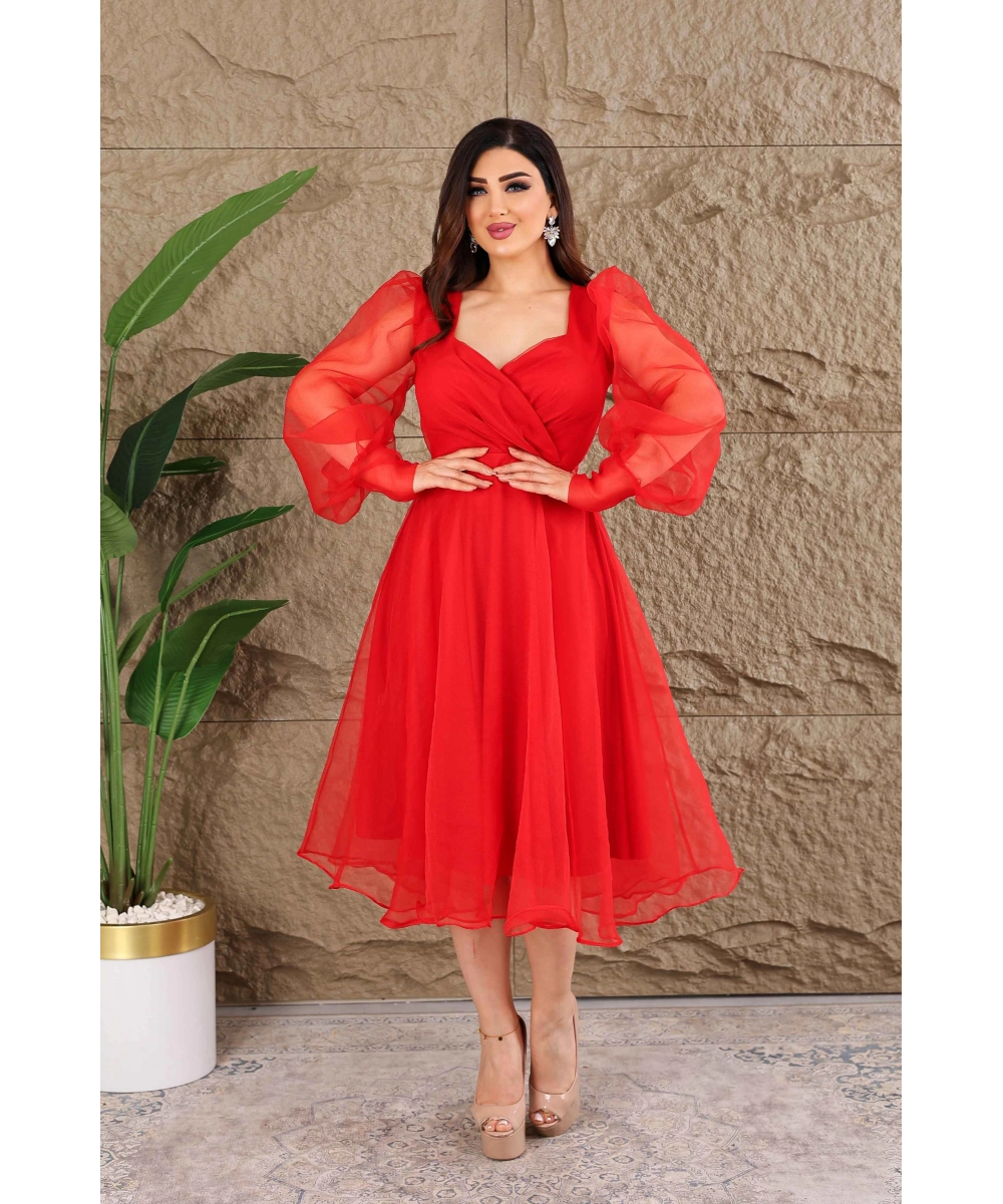 Dalya Tül Dekolteli Tasarım Abiyemiz