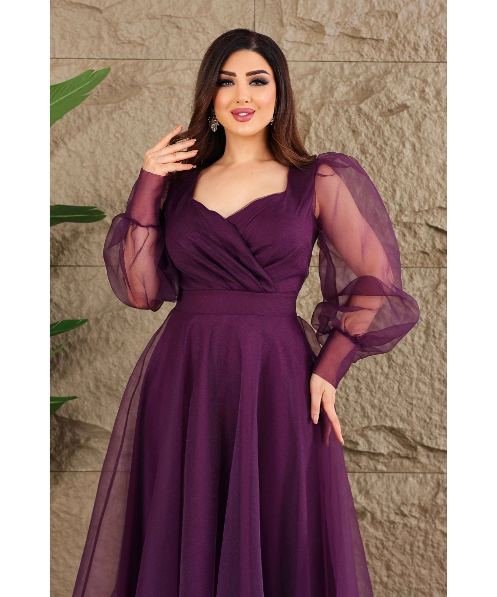 Dalya Tül Dekolteli Tasarım Abiyemiz