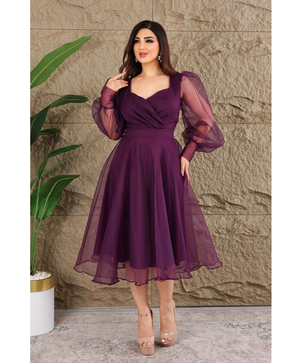 Dalya Tül Dekolteli Tasarım Abiyemiz