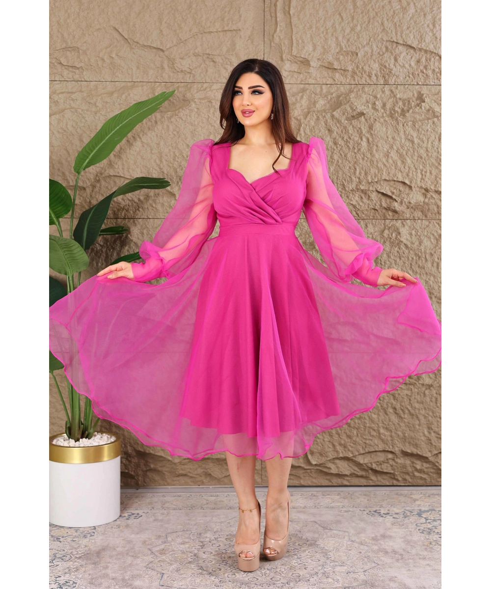 Dalya Tül Dekolteli Tasarım Abiyemiz