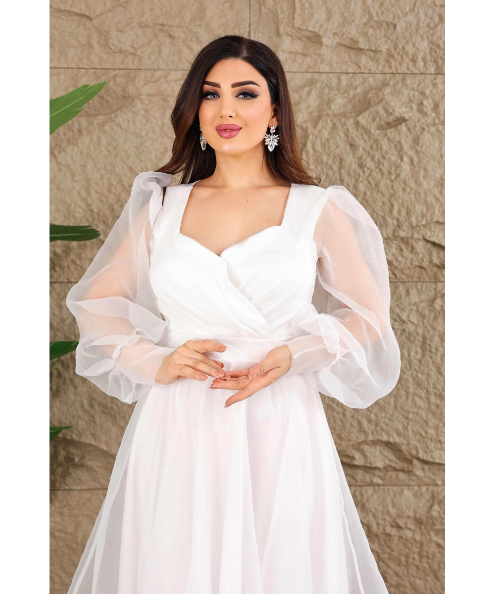 Dalya Tül Dekolteli Tasarım Abiyemiz