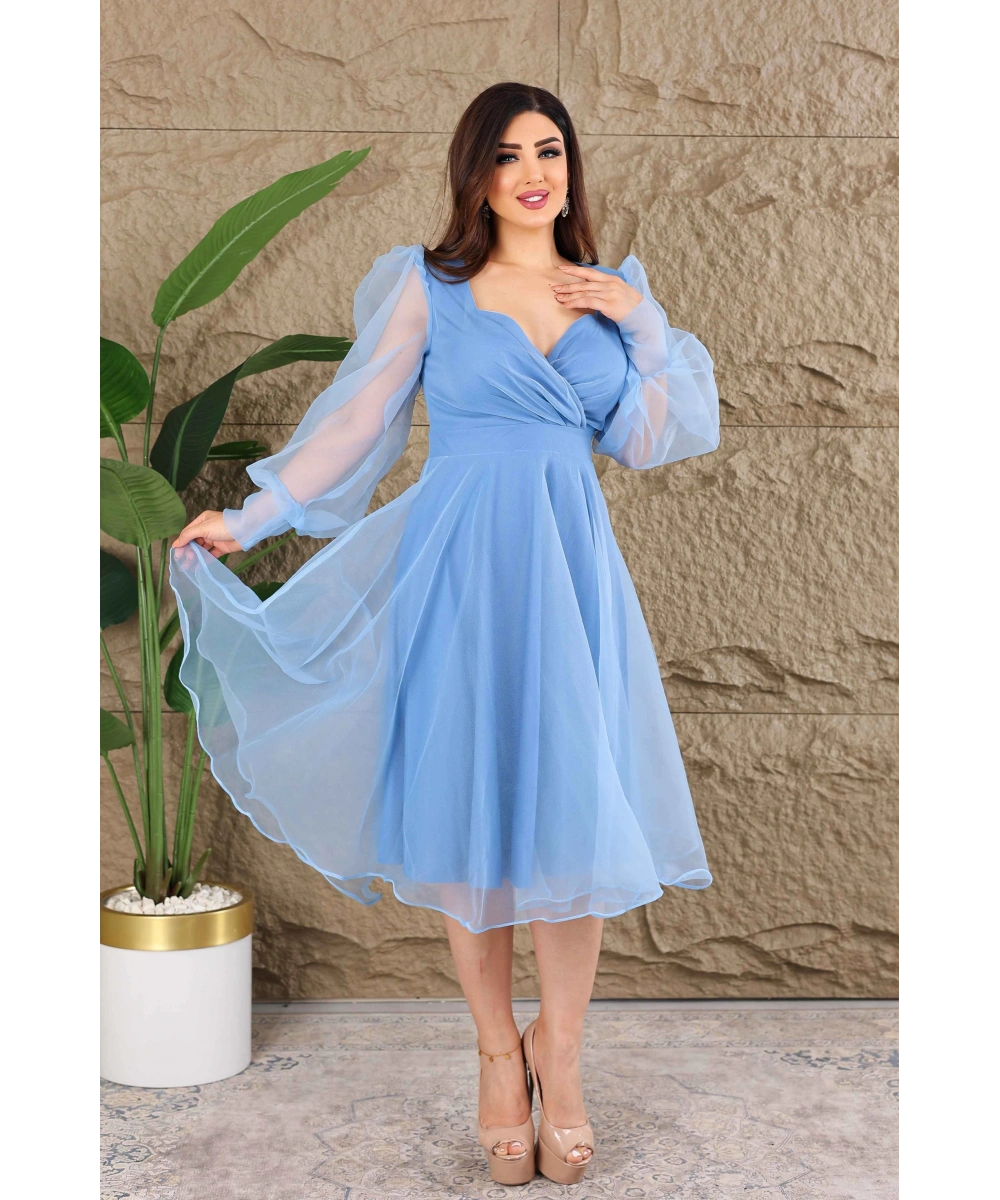 Dalya Tül Dekolteli Tasarım Abiyemiz