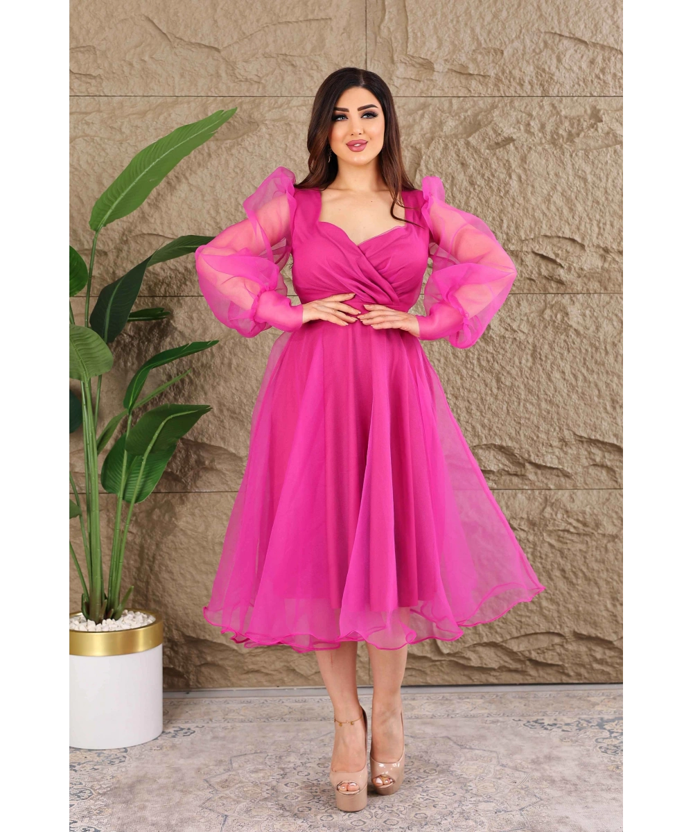 Dalya Tül Dekolteli Tasarım Abiyemiz