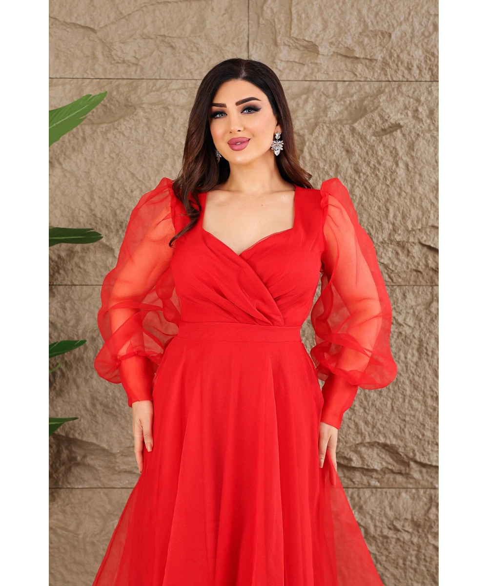 Dalya Tül Dekolteli Tasarım Abiyemiz