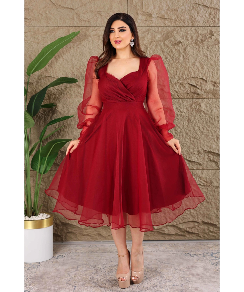 Dalya Tül Dekolteli Tasarım Abiyemiz