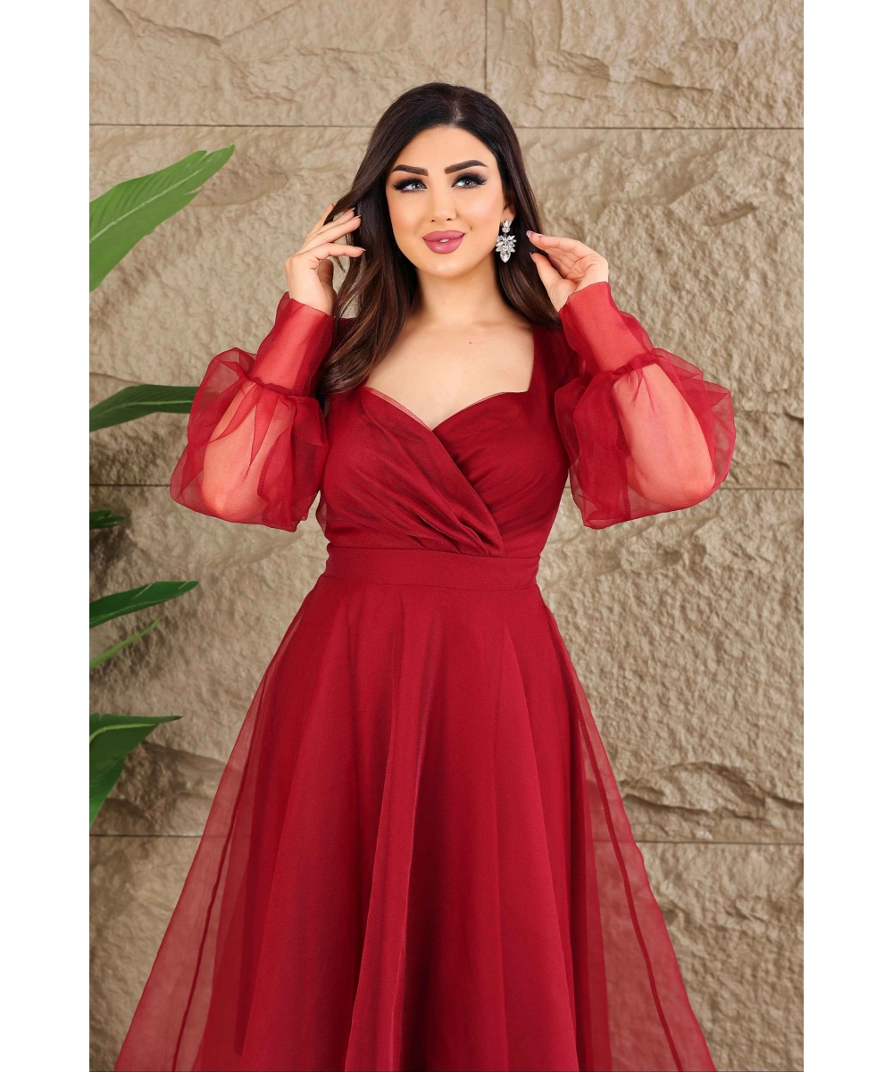 Dalya Tül Dekolteli Tasarım Abiyemiz