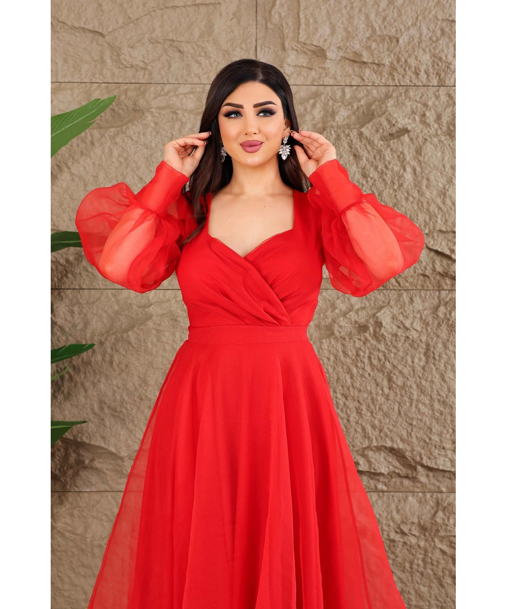 Dalya Tül Dekolteli Tasarım Abiyemiz