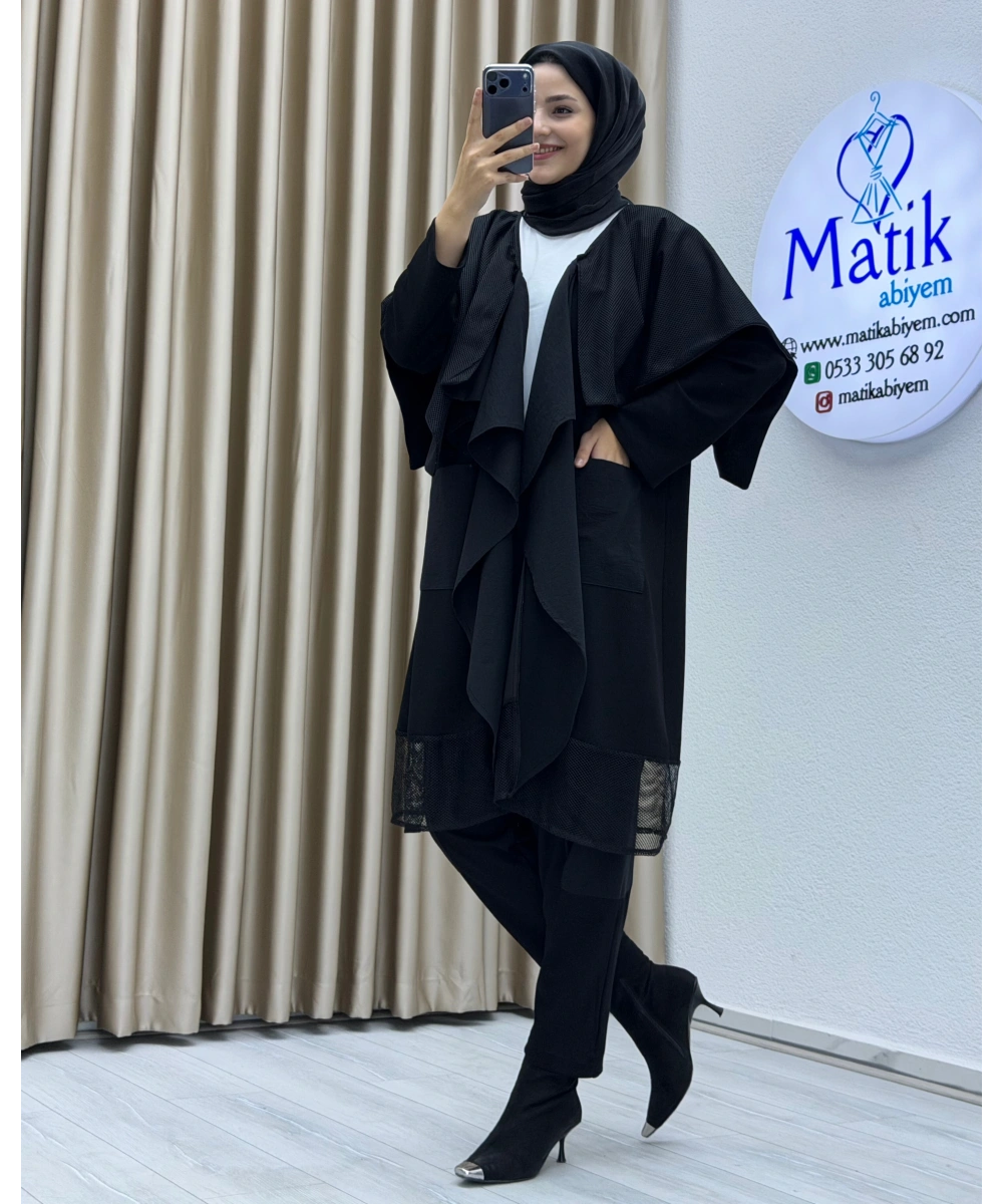 İki İplik Trikoton Fileli Takım