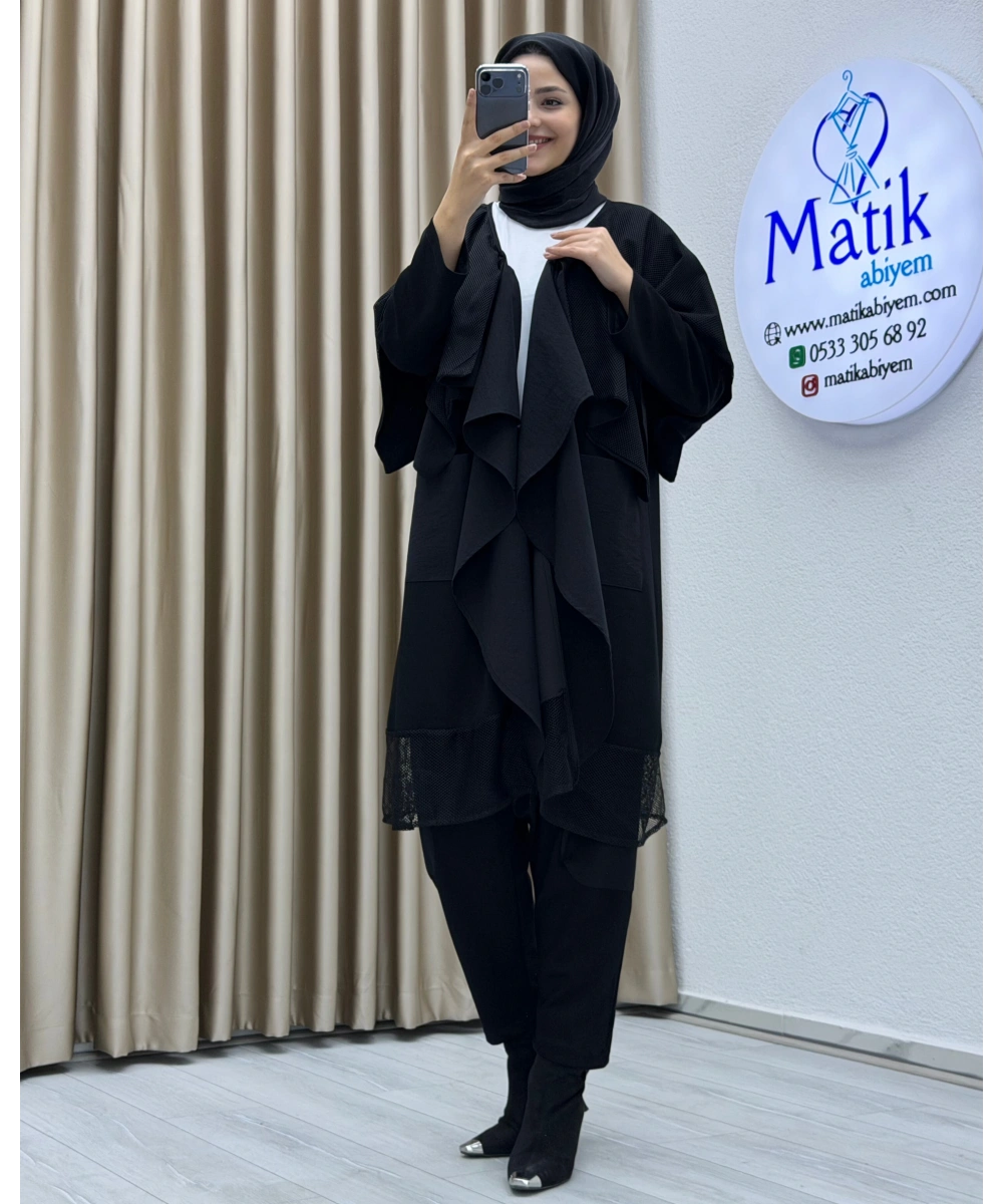 İki İplik Trikoton Fileli Takım