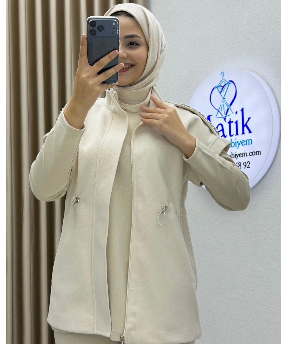 Oysho Kaşe Yelek Üçlü Takım