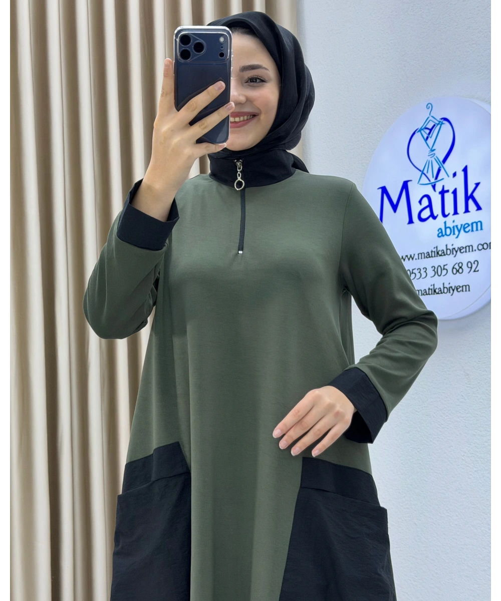 Oysho Paraşüt Cepli Elbise