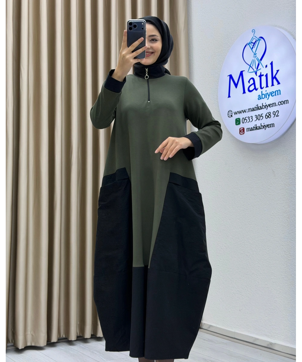 Oysho Paraşüt Cepli Elbise