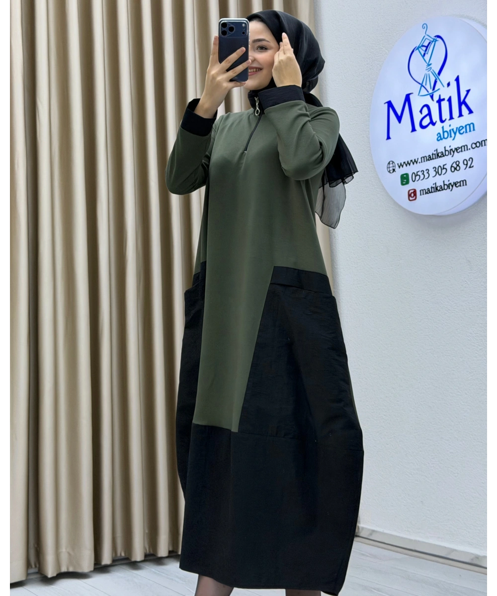 Oysho Paraşüt Cepli Elbise