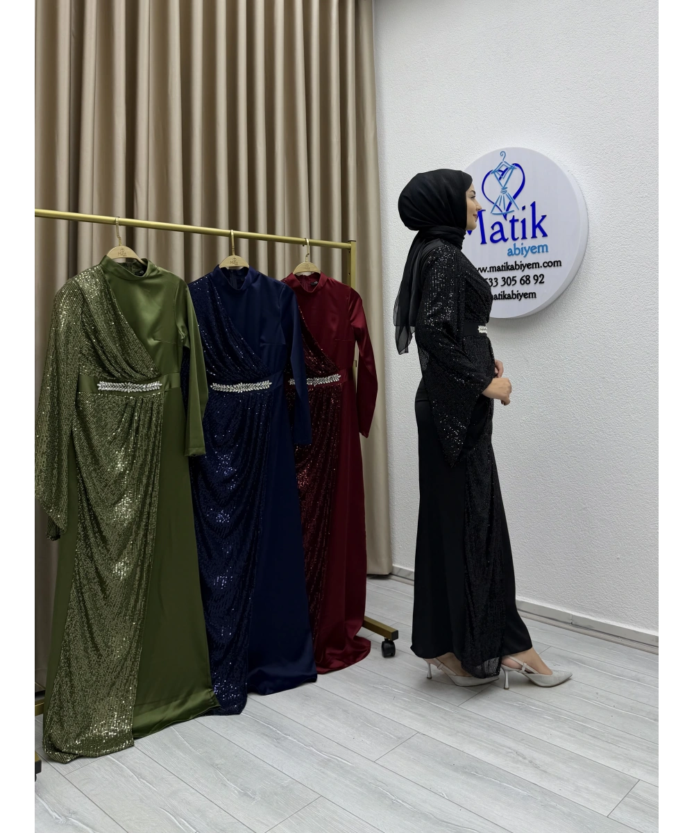 Payet Garnili Zara Saten Abiye