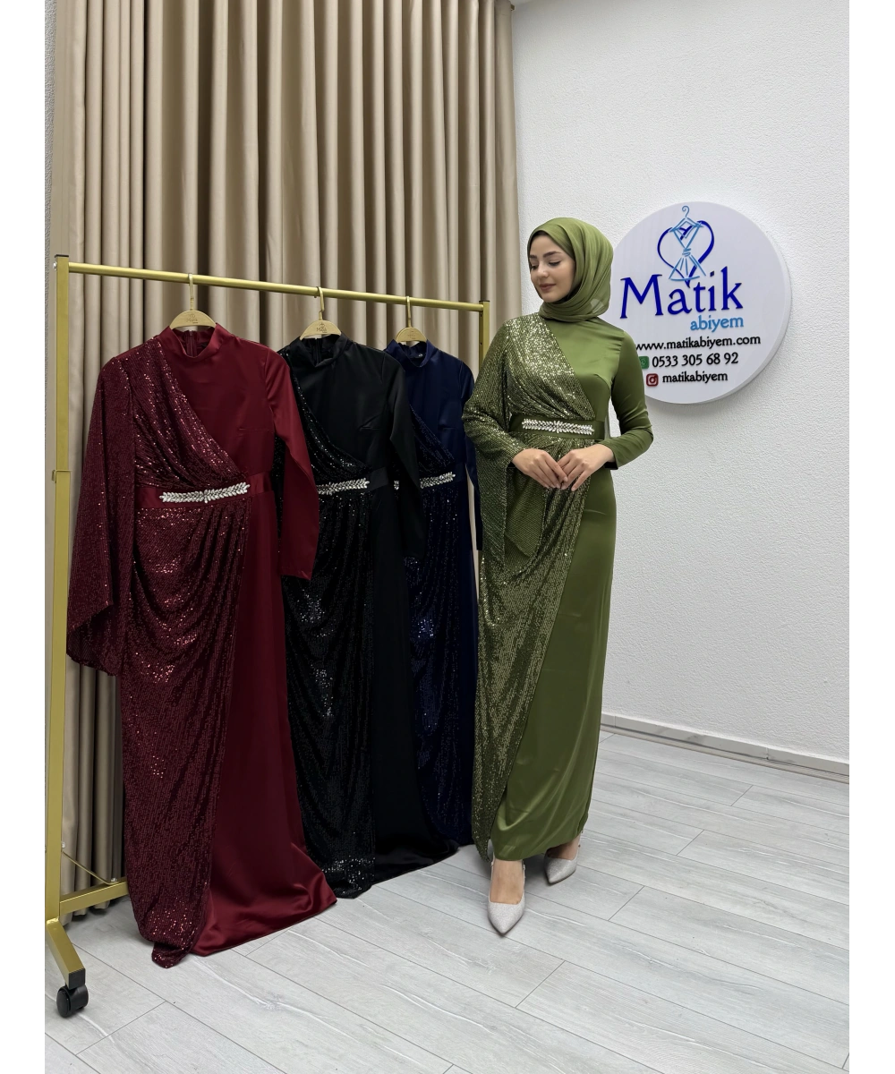 Payet Garnili Zara Saten Abiye
