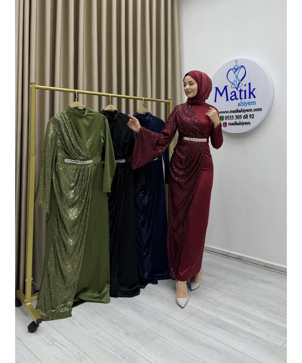 Payet Garnili Zara Saten Abiye