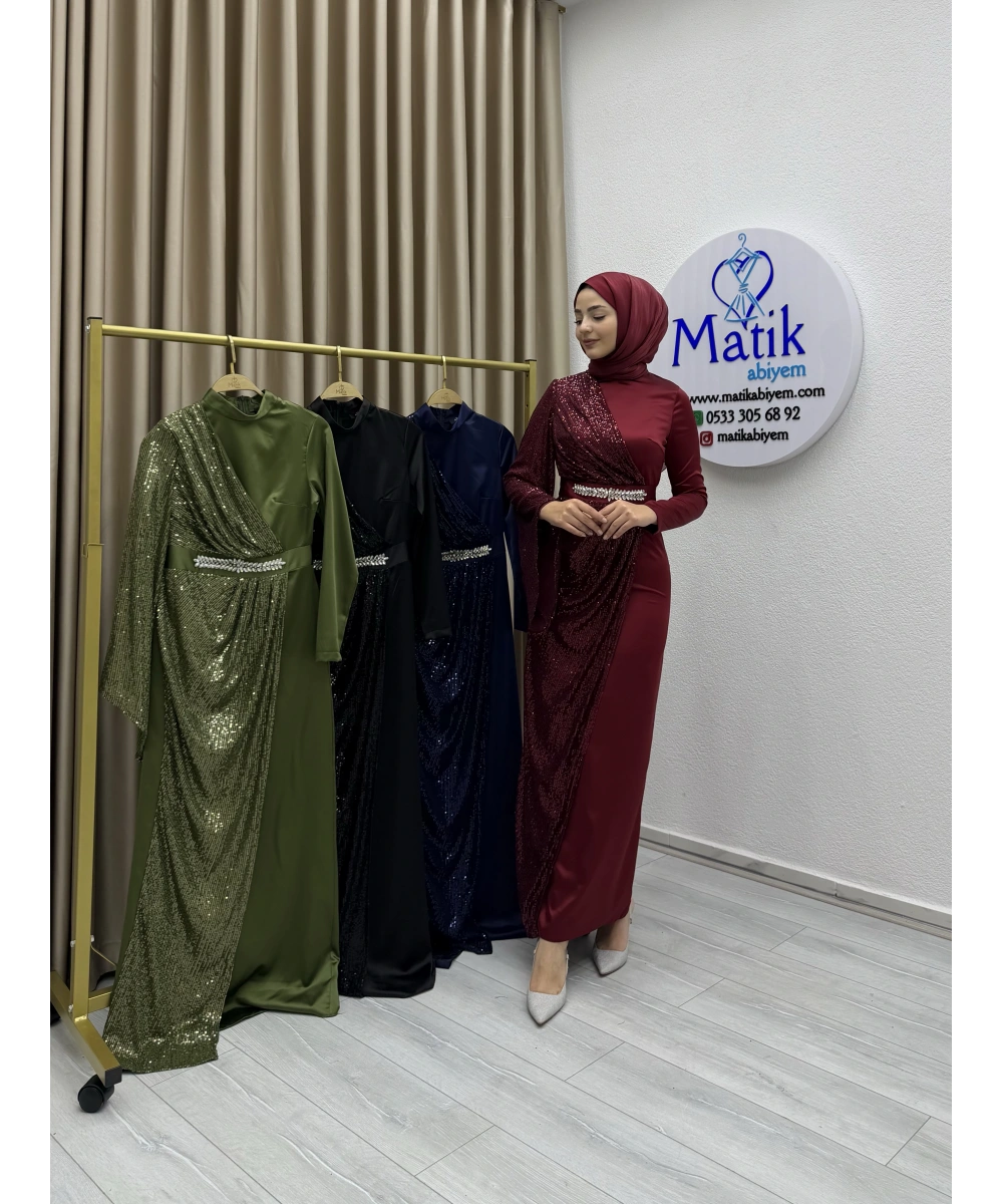 Payet Garnili Zara Saten Abiye