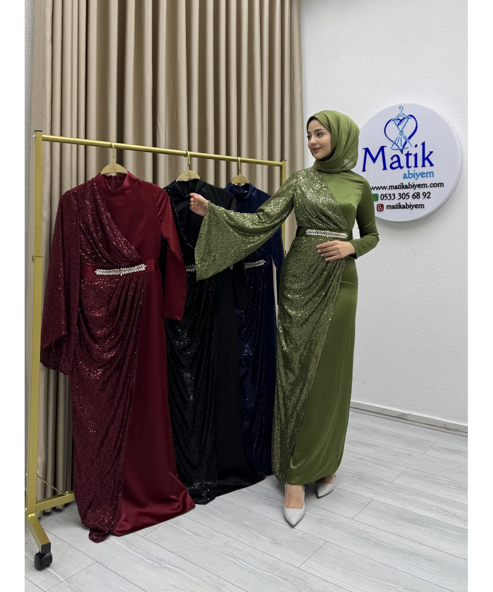 Payet Garnili Zara Saten Abiye