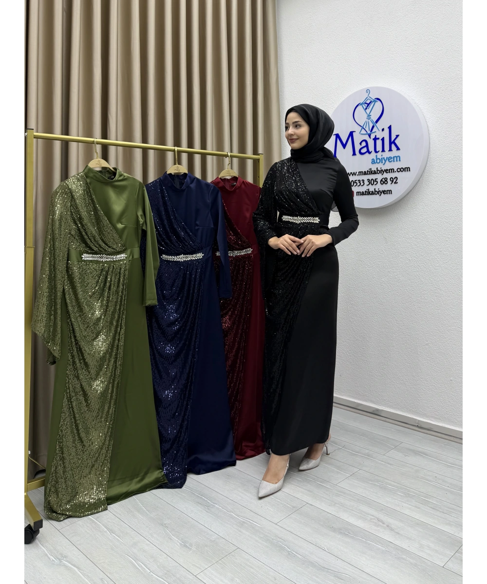 Payet Garnili Zara Saten Abiye