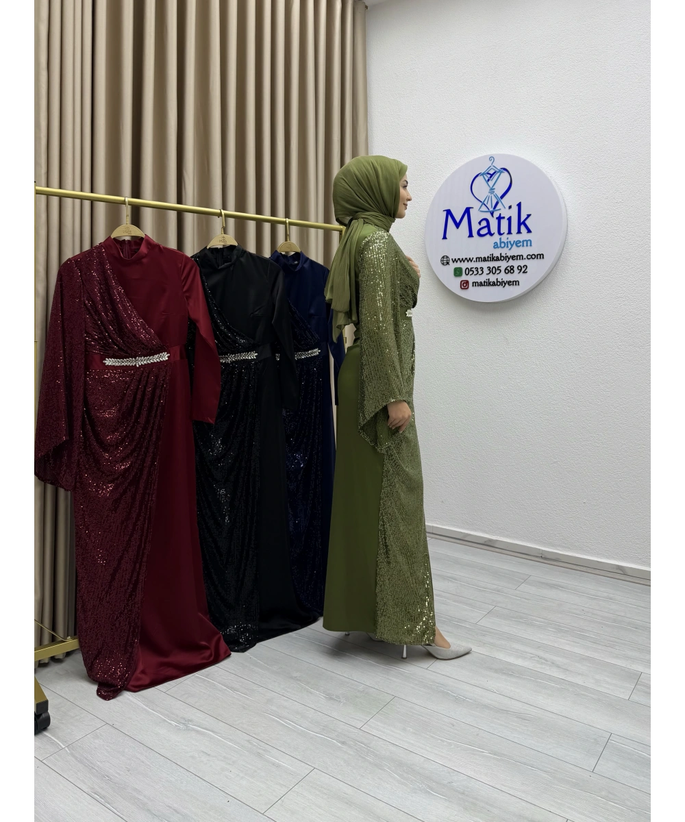 Payet Garnili Zara Saten Abiye