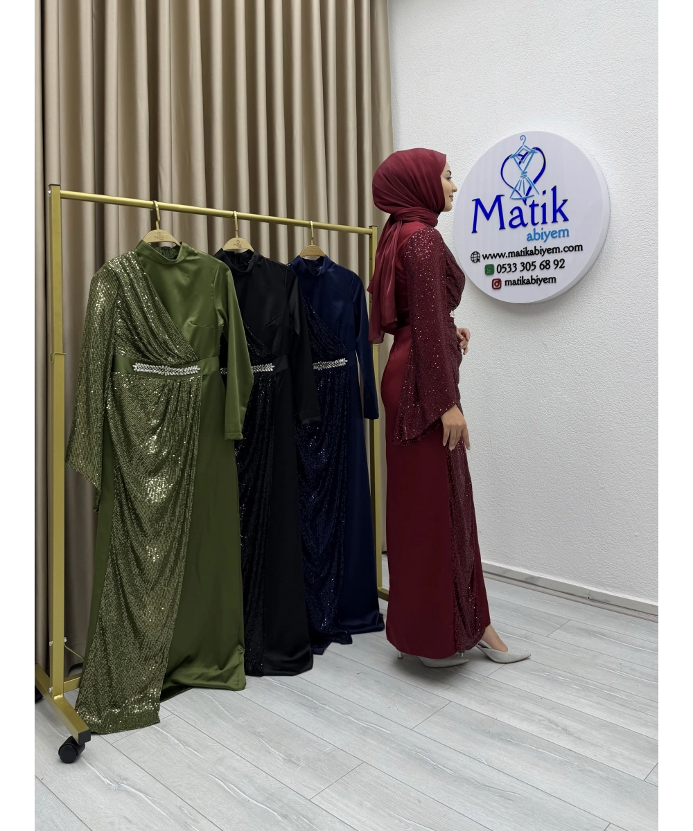 Payet Garnili Zara Saten Abiye