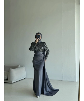 Amber Abiye Elbise