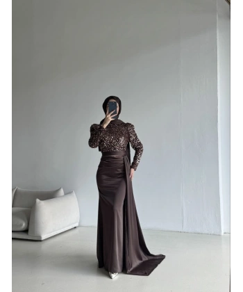 Amber Abiye Elbise