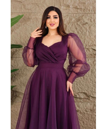 Dalya Tül Dekolteli Tasarım Abiyemiz