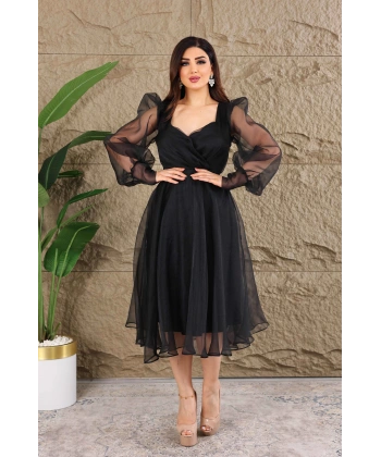 Dalya Tül Dekolteli Tasarım Abiyemiz