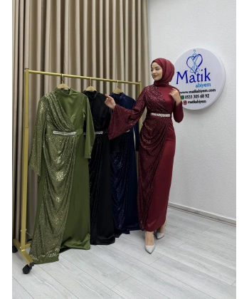 Payet Garnili Zara Saten Abiye