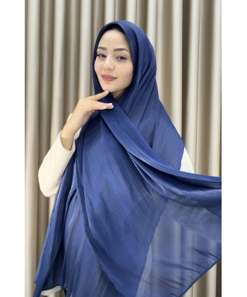 Sofia Saten Zarif Dökümlü Şal - Hafif ve Konforlu Şal