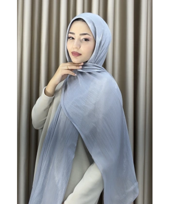 Sofia Saten Zarif Dökümlü Şal - Hafif ve Konforlu Şal